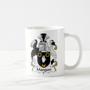 Mangan Family Crest Koffiemok