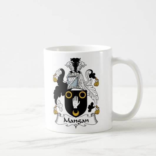 Mangan Family Crest Koffiemok (Rechts)