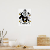 Mangan Family Crest Poster (Keuken)