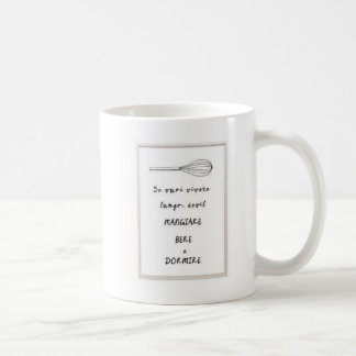 Mangare bere e dormire Italian phrase Mug Koffiemok