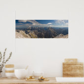 Mangart to Triglav National Park Slovenia panorama Poster (Keuken)