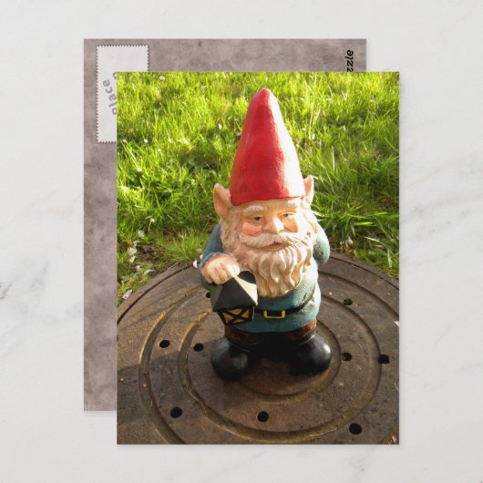 Mangat Gnome Briefkaart (Voorkant / Achterkant)