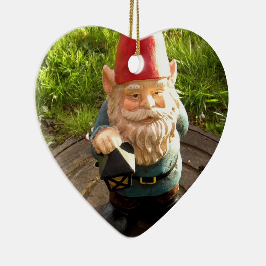 Mangat Gnome Keramisch Ornament (Rechts)
