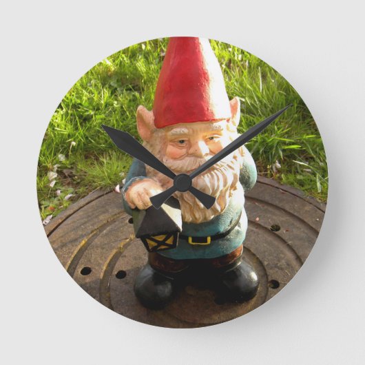 Mangat Gnome Ronde Klok (Voorkant)
