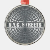 Mangat NYC Metalen Ornament (Voorkant)