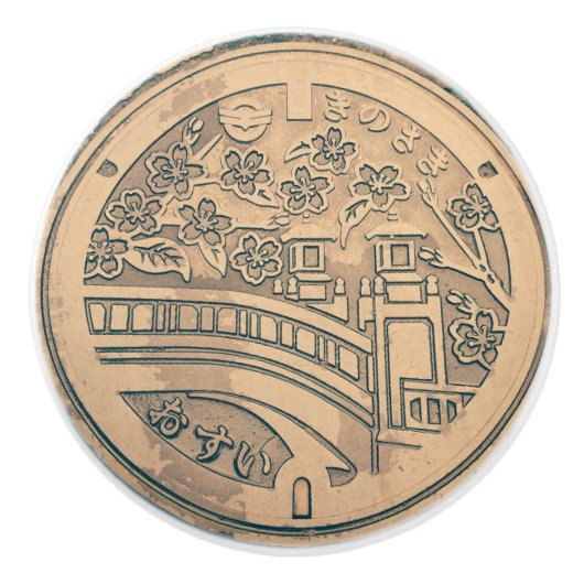 Mangatafdekking en steenkoolweg keramische knol keramische knop (Voorkant)