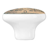 Mangatafdekking en steenkoolweg keramische knol keramische knop (Zijkant)