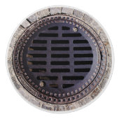 Mangatafdekking en steenkoolweg keramische knol keramische knop (Voorkant)