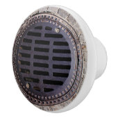 Mangatafdekking en steenkoolweg keramische knol knop (Rechts)