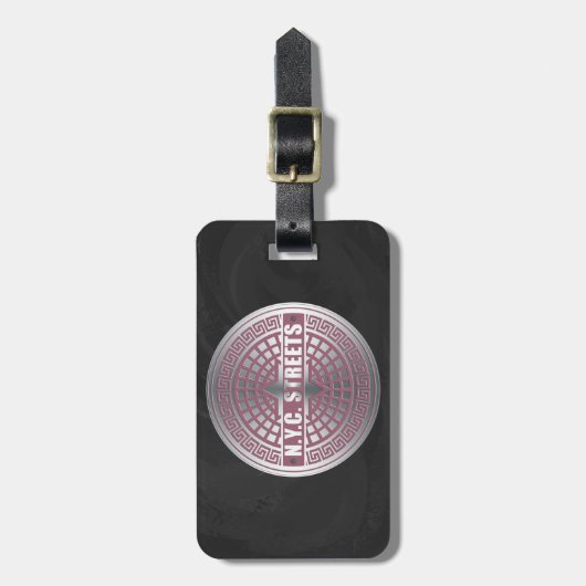 MangatdekselsNYC Bagagelabel (Voorkant verticaal)