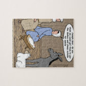 Manger Danger Natitivity Scene Legpuzzel (Horizontaal)