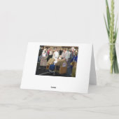 Manger Feestdagen Kaart (Achterkant)