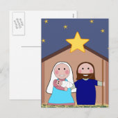 Manger Feestdagenkaart (Voorkant / Achterkant)