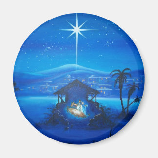 Manger Nachtscène Magneet