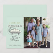  Manger Religieuze Fotokerstkaart Feestdagenkaart (Voorkant / Achterkant)