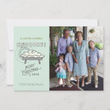 Manger Religieuze Fotokerstkaart