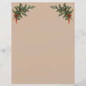 Manger Scene Christelijk Stationery (Achterkant)