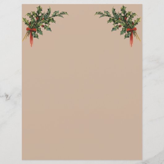 Manger Scene Christelijk Stationery (Achterkant)