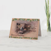 Manger Scene Christian Card Feestdagen Kaart (Voorkant)