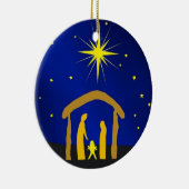 Manger Scene Keramisch Ornament (Rechts)