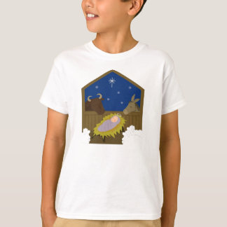 Manger Scene T-shirt
