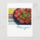 Mangia. Briefkaart (Voorkant)