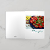 Mangia. Folie Wenskaart (Buiten Laag)