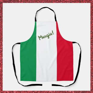 Mangia Italiaanse vlag Schort