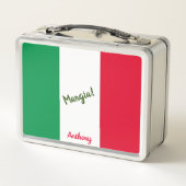 Mangia Italian Flag Red White and Green (Achterkant)