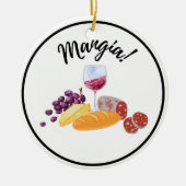 Mangia Kerst Ornament (Voorkant)