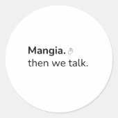 Mangia Stickers (Voorkant)
