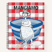 Mangiamo Italiaans Nonna Recepten Notitieboek (Voorkant)