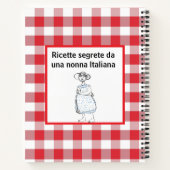 Mangiamo Italiaans Nonna Recepten Notitieboek (Achterkant)