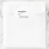 MANGINA RONDE STICKER (Tas)