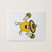 Mango als muzikant met Maraca Legpuzzel (Horizontaal)