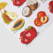 Mango Apple Kokosnoot Peren Vruchten Decoupage Tissuepapier (Detail)
