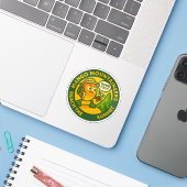 Mango Bergbeklimmers Bereiken De Top Sticker (Laptop met iPhone)