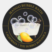 Mango Bubble Bath label (Voorkant)