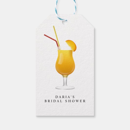 Mango Cocktail Party Cadeau Labels Cadeaulabel (Achterkant)