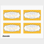 Mango conserveren jam sinaasappel voedsellabel sti rechthoekige sticker (Vel)