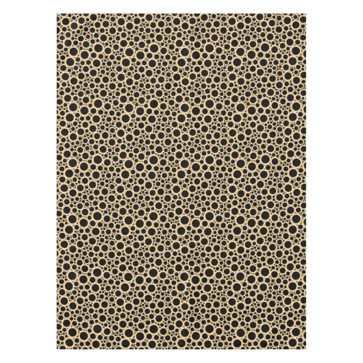 Mango cream bubbles tafelkleed (Voorkant)