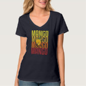 Mango Dabbing Fruit Grappige Vrouwen Mangoes Liefd T-shirt (Voorkant)