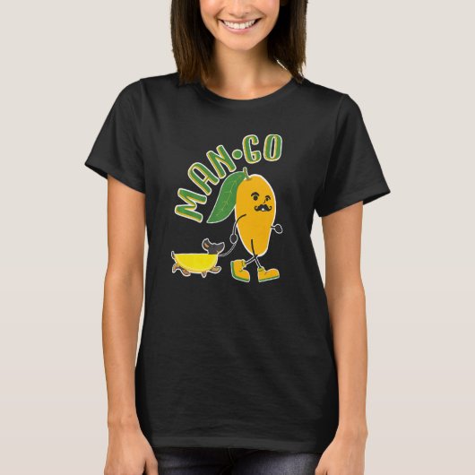 Mango Dachshund Cool Man Go T-shirt (Voorkant)