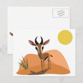 Mango de Gazelle Briefkaart (Voorkant / Achterkant)