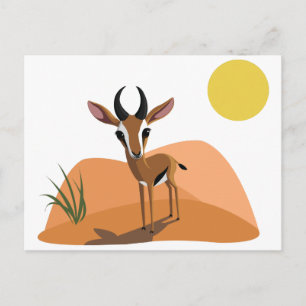 Mango de Gazelle Briefkaart
