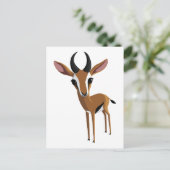 Mango de Gazelle Briefkaart (Staand voorkant)