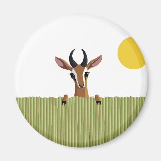 Mango de Gazelle Peek-a-boo Magneet (Voorkant)