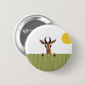 Mango de Gazelle Peek-a-boo Ronde Button 5,7 Cm (Voorkant /achterkant)