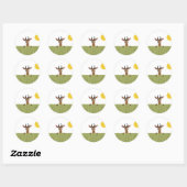 Mango de Gazelle Peek-a-boo Ronde Sticker (Vel)