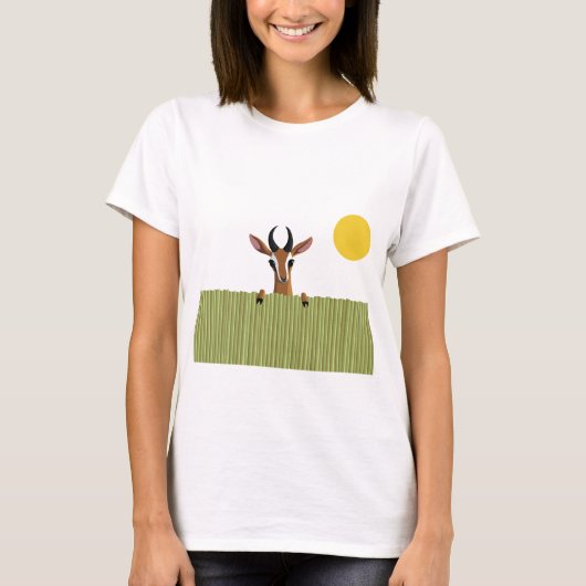 Mango de Gazelle Peek-a-boo T-shirt (Voorkant)
